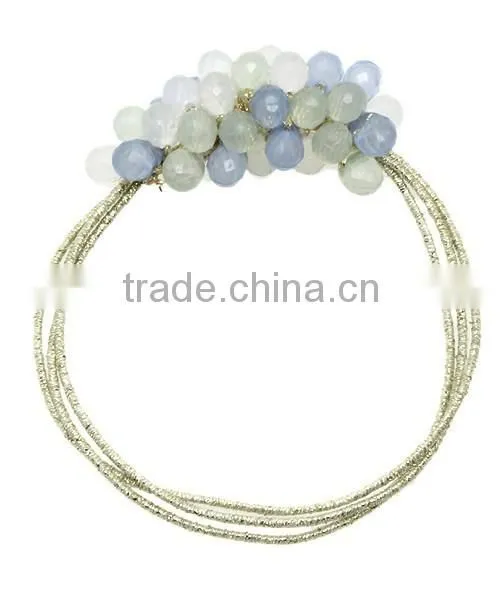 New Woman Elastic Hairband Beads Colourful Hairband Handmade Hair Accessories Demin Flower Headband photo-2