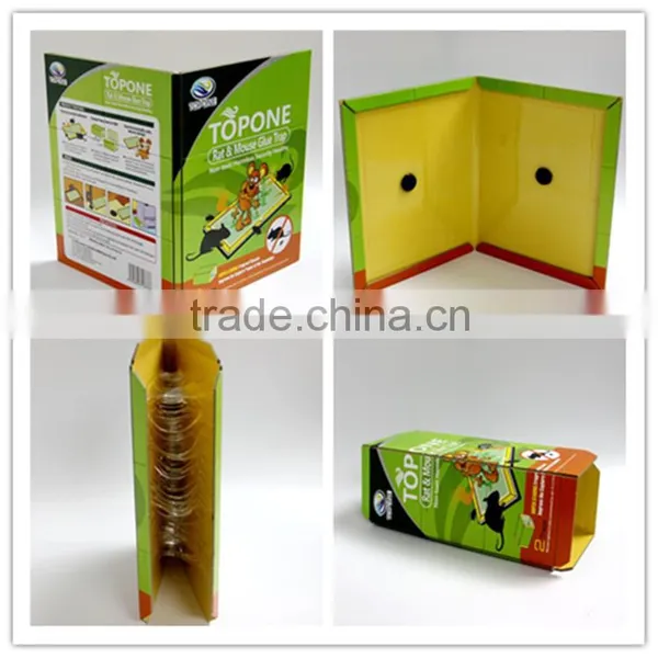 Topone Carton Base Mouse Glue Trap, High Effective Glue Trap Adhesive Mice Mouse