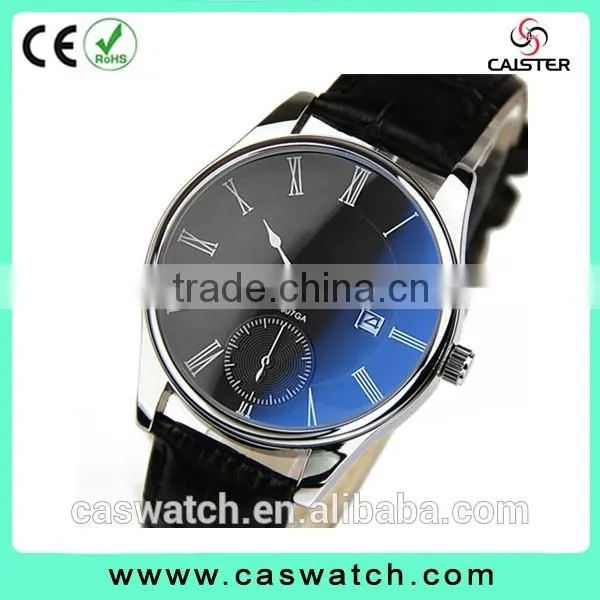Fancy Minimalist Design High Quality Leather Watch, Delicate Waterproof Men's Watch, Leather and Metal Strap Interchangeable photo-2
