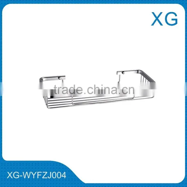 Bathroom Wall Mounted Corner Shelves/Hot Sale Metal Chrome Bathroom Shelf /corner Rack photo-4