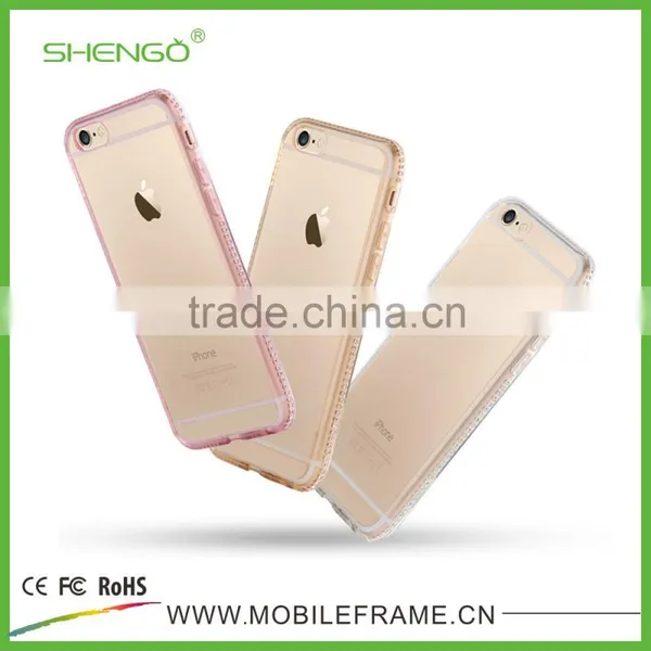 2015 Shengo Newest Design Hot Selling TPU Case for Motorola With Diamond