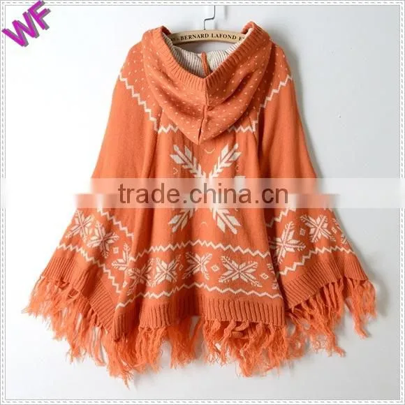 China Sex Girls Photos Turtle Costume Hoodie Cashmere Poncho photo-2