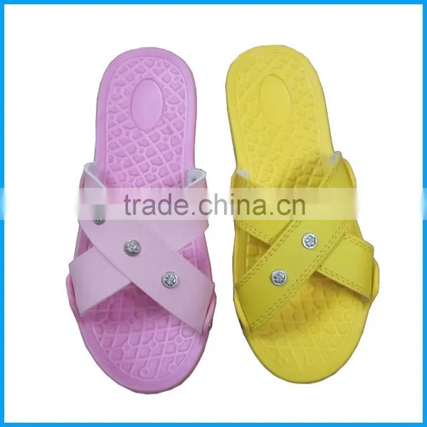 Ladies Colourful pu Slipper photo-3
