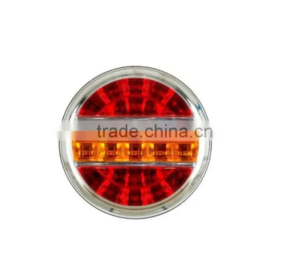 CHROME FRAME HAMBURGER 3 FUNCTION REAR LAMP photo-2