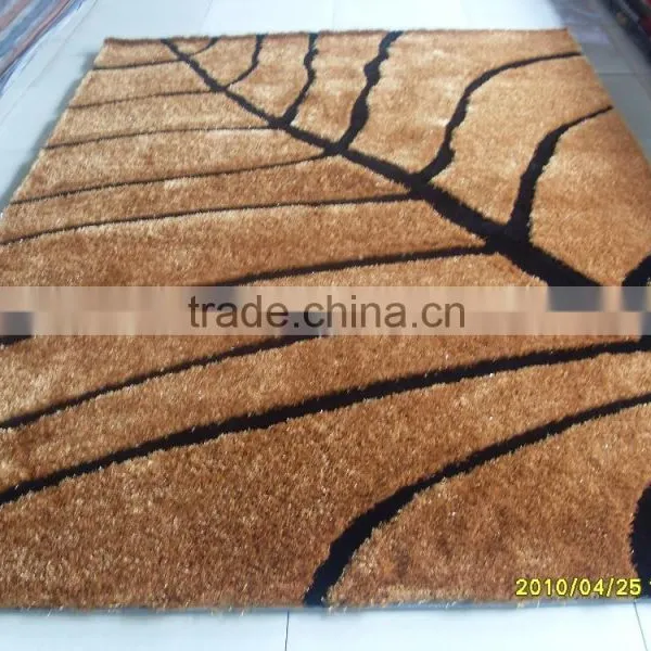 Silk Modern Flower Polyester Carpet Bed Mat photo-4