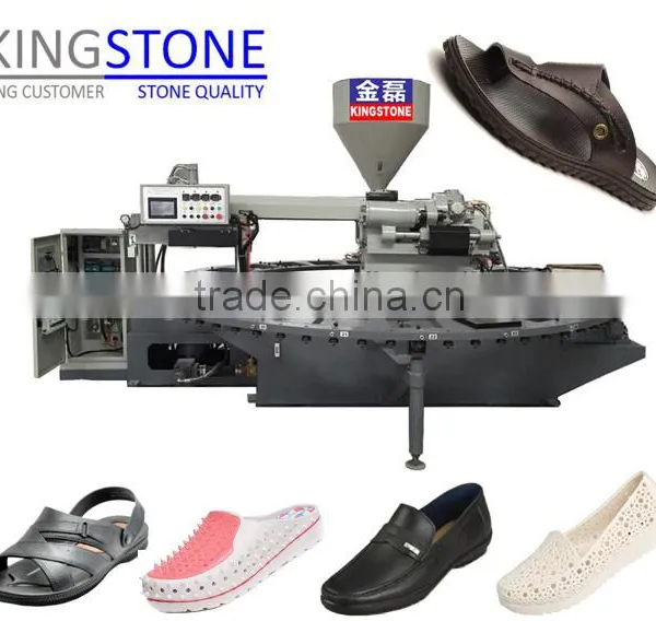 Full Automatic Rotary Type Injection Moulding Machine for Plastic PVC Shoe Making Machine photo-5