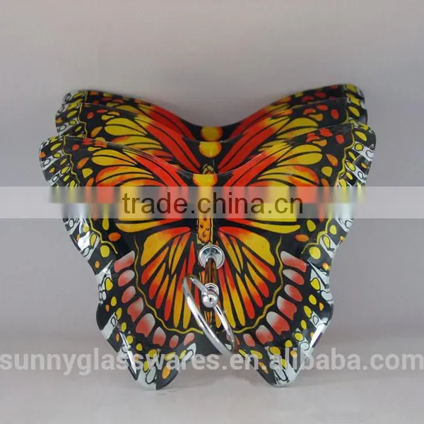 Creative Butterfly Plate of Three Layers of Glass photo-4