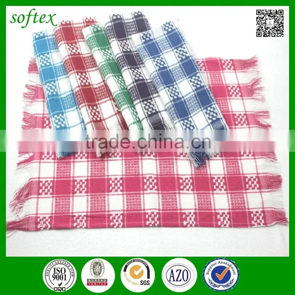 38x62cm 50g 10s Cotton Yarn Jacquard Check Kitchen Towel Tissue photo-2