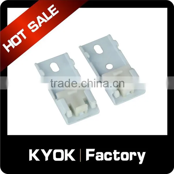 KYOK Wholesale Aluminum Ivory White Curtain Rail, Fixed Durable Curtain Track, Plastic Curtain Rail Caps and Runners photo-5