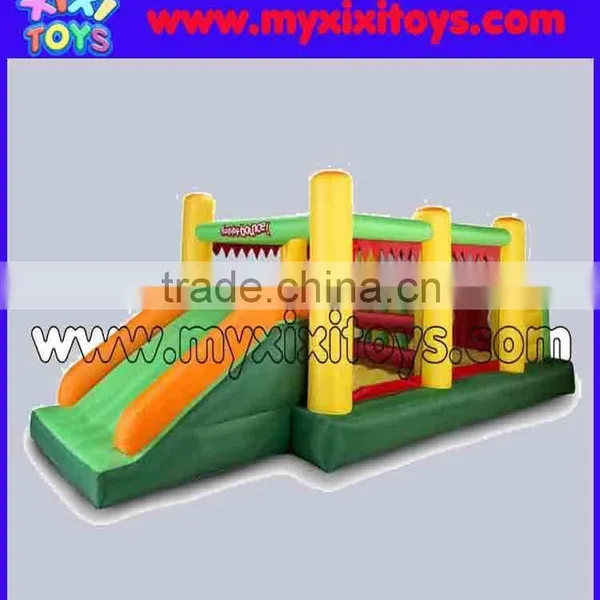 Small Commercial Inflatable Obstacle Course With Slide