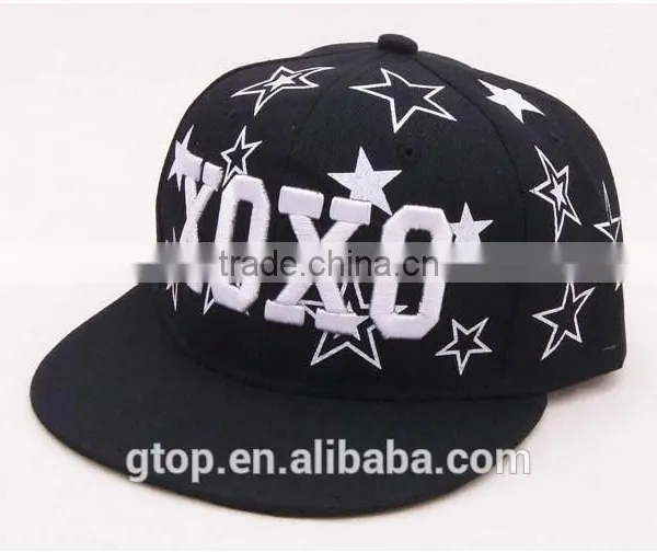Baseball Cap Hip Hop Flat Snapback Visor Hat Letter Embroidery Printing photo-3