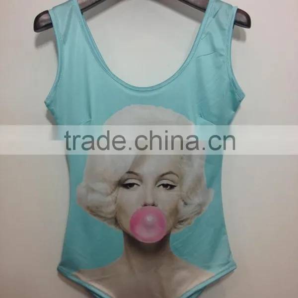 Fashion Digital Printing Women Swimsuit,Digital Sublimation Transfer Print Women One Piece Swimsuit, Swimming Wear photo-6