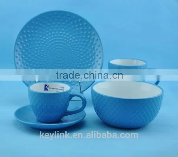 Newly Designed Stoneware Dot Pattern Dinnerset photo-6