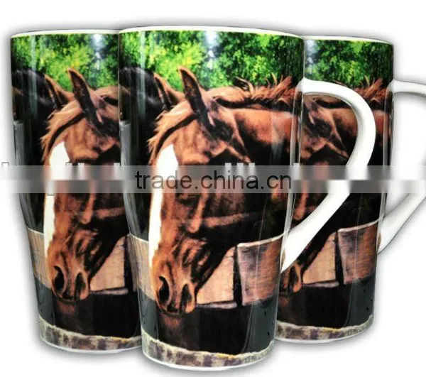 Animal Design New Bone China Travel Mug