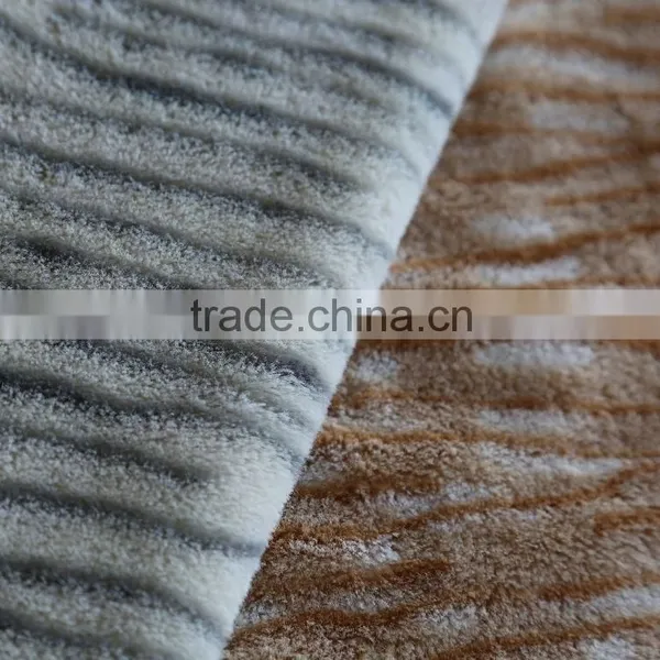 Upholstery White Tiger Print Fabric photo-3