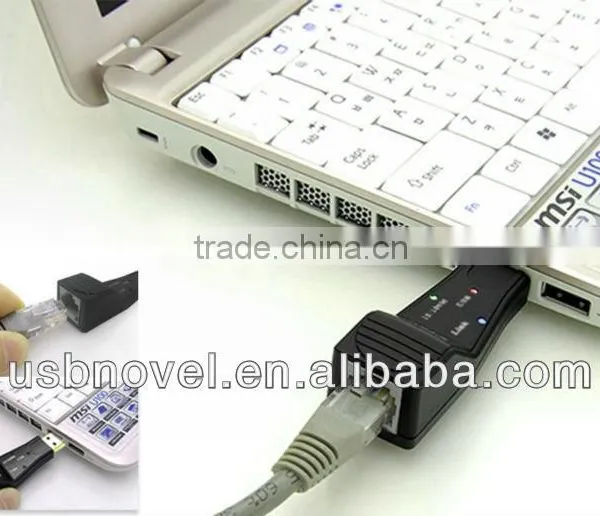 Blak Usb 2.0 External Network Latest Lan Card With Led Light High Speed 480Mbps photo-5