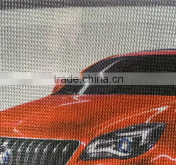 Gloss Warp Knitting Cloth Flying Flag Printing photo-2