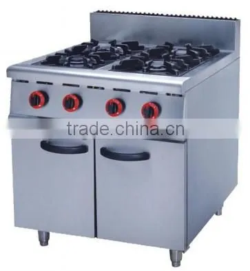 Kitchen Equipment 4 Burners Gas Cooking Range