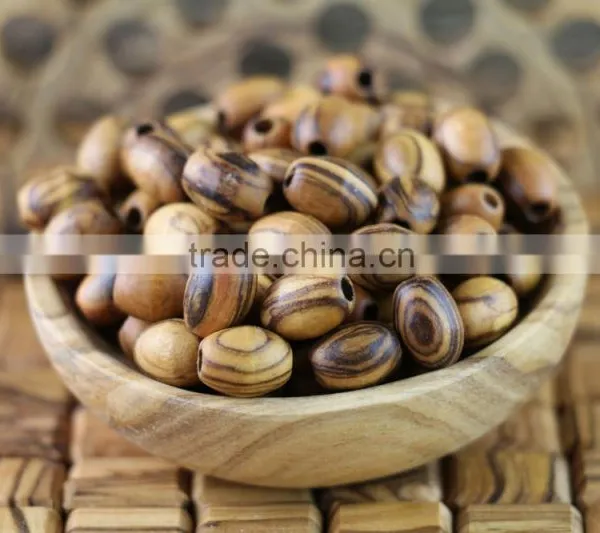 Olive Wood Oval Beads for Rosaries & Jewelry photo-6