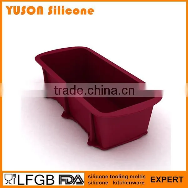 Private Label Food Grade Non Stick Silicone Loaf Pan for Baking Mould