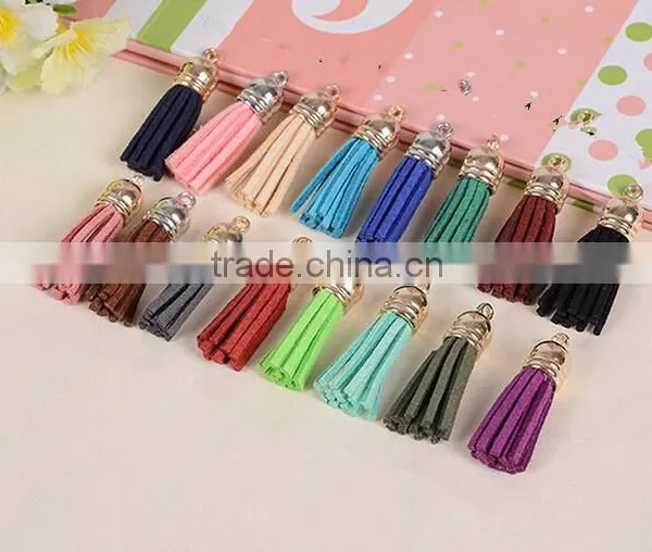 Artificial Leather Velvet Terylene Tassel Pendant for Jewerly Bags Chains photo-2