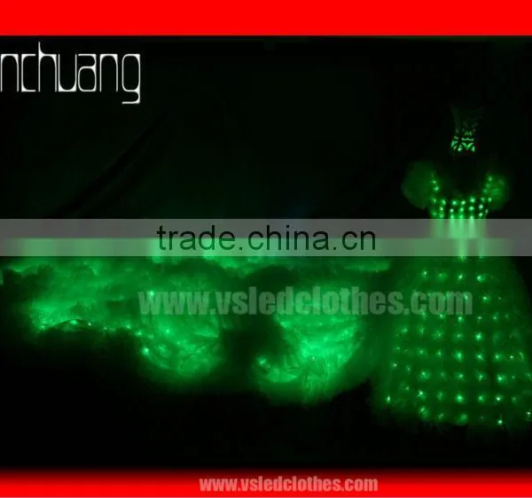 Evening Party LED Light Wedding Dress For Sale photo-4