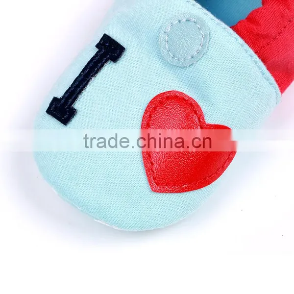 I Love Dad Newborn Suppliers Baby Girls Kiding Walking Shoes Infant Casual Shoes photo-4