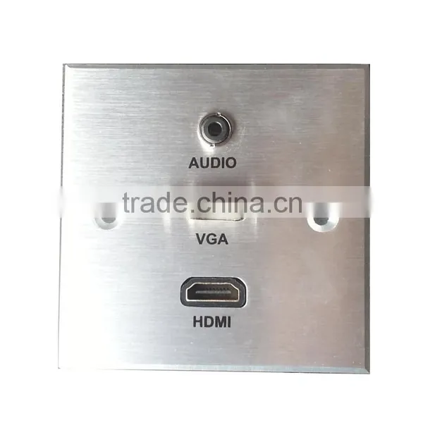 Metal Material Faceplate86x86 Wallplate Audio Video Data
