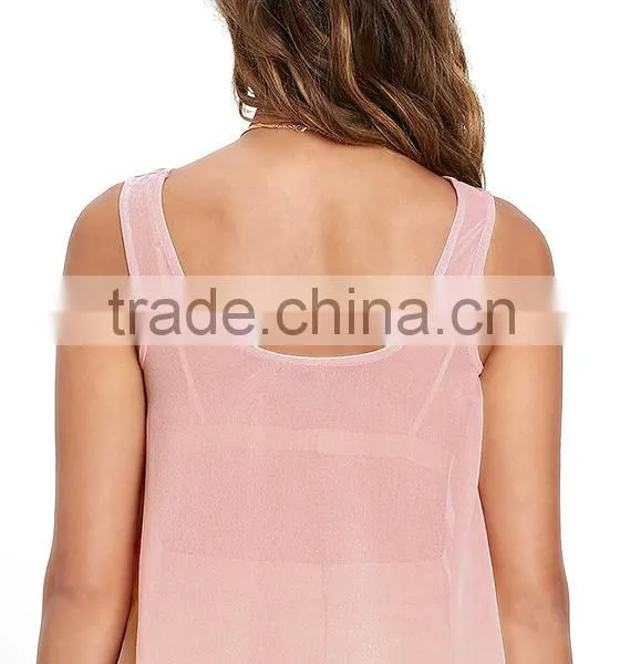 Latest Arrival Fashion Top Designs Sleeveless Embroidered Top for Women Quality Choice photo-5