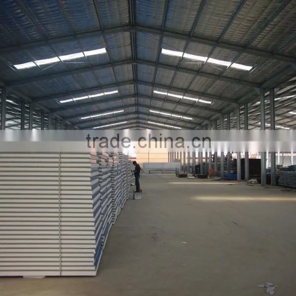 Cheap Econimic Temporary Light Steel Big Warehouse Made in China photo-4
