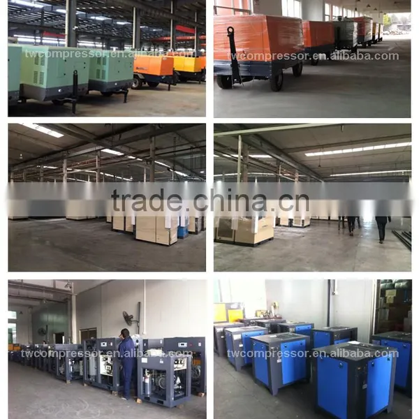 Air Cooling Industrial Towable 194 kw Diesel Mobile Screw Air Compressor photo-6
