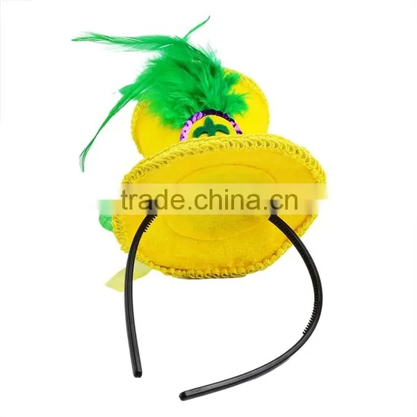 Handmade New Orleans Girls Plain Headbands Decoration For Mardi Gras Quality Choice photo-5