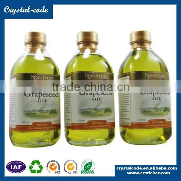 Transparent Degradable Can Food Waterproof Self Adhesive Food Packing Label photo-5