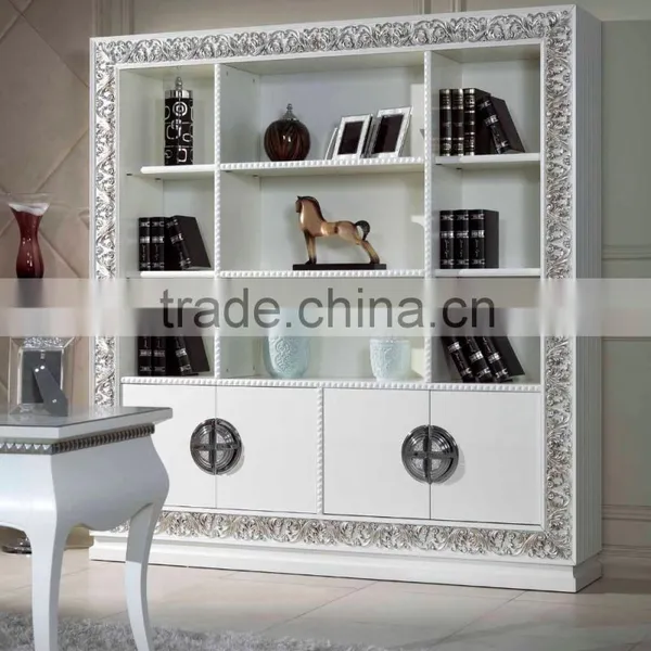 Living Room Furniture Frech Stlye Furniture Wooden Desktop Bookcase for Sale photo-2