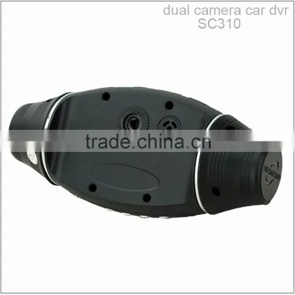 Wide Angle 2.7 Inch TFT LCD Panel Dual Lens Car Camera With Gps photo-3