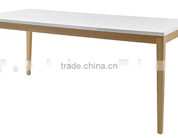 DT- 4073 4 Seater Modern White Wooden Dining Table photo-2