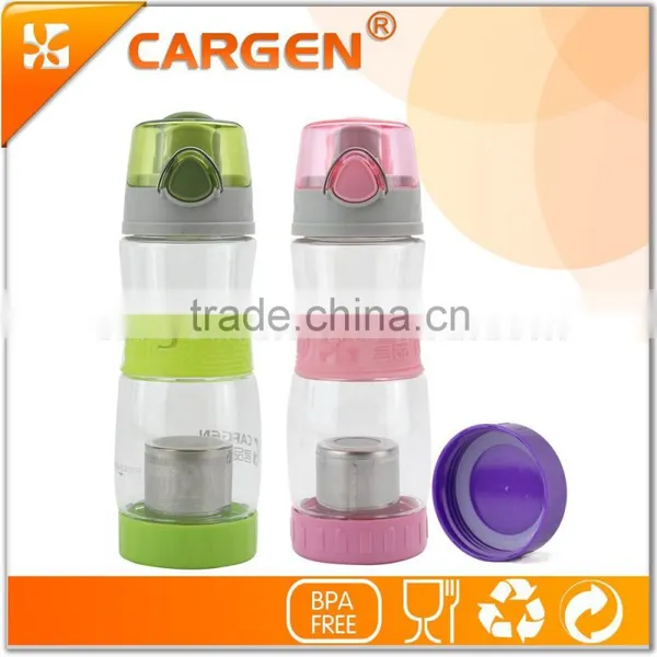 Clear Plastic Kids Sport Tea Strainer Water Bottle photo-2