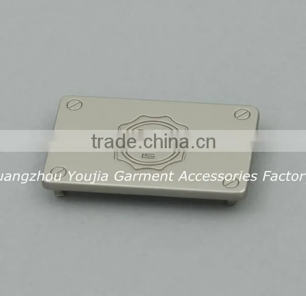 High Quality Engraved Metal Plates Brand Logos for Handbag photo-5