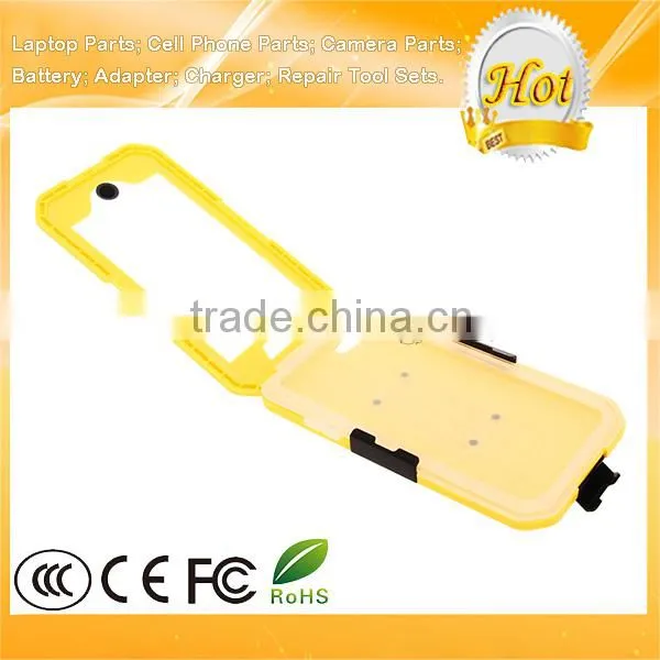 360 Degree Rotatable Bicycle Waterproof Case for IPhone 6 6S Case Yellow photo-3