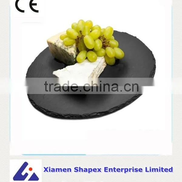 Black Slate Stone Cheese Board With Superior Quality photo-5