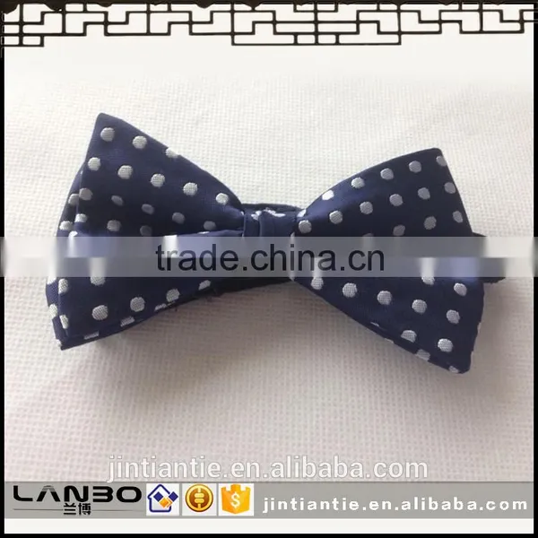 Cheap Wholesale Mens Polyester Jacquard Bow Tie for School Boys photo-2