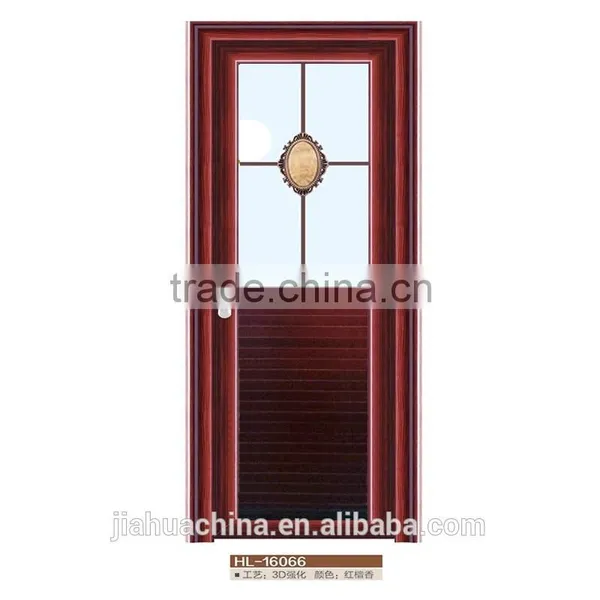 Aluminum Exterior Glass Door Cheap Price Bathroom Door photo-2