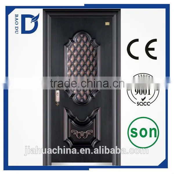 Cheap Italian Soundproof Exterior Swing Security Steel Door Residential BD-1433 photo-4