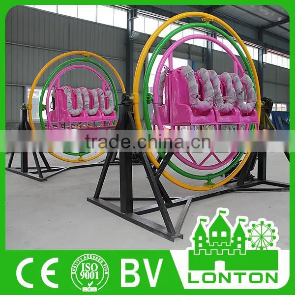 Thrill Outdoor Amusement Game Human Gyroscope Factory For Sale photo-3