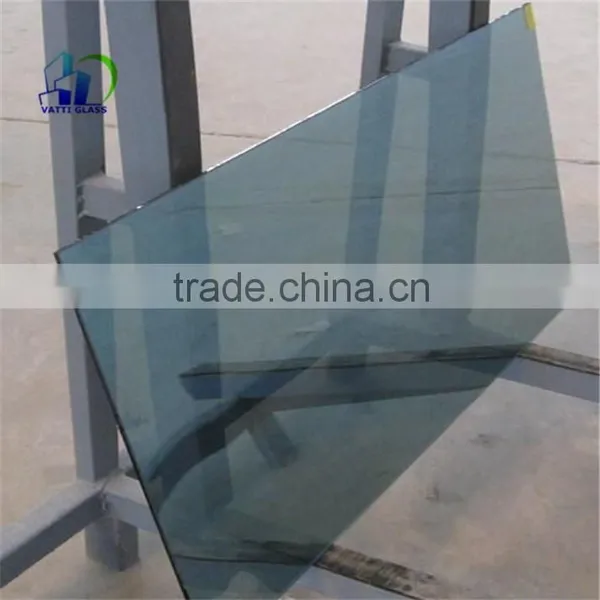 Colored Reflective Glass Stair Railing Grey Green Blue Bronze Glass Top Partition Wall Color Glass Partition Wall photo-4