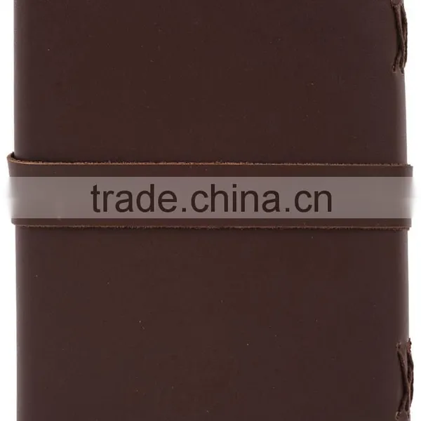 Wholesale Handmade Genuine Leather Journal Diary With Strap Clasp photo-3