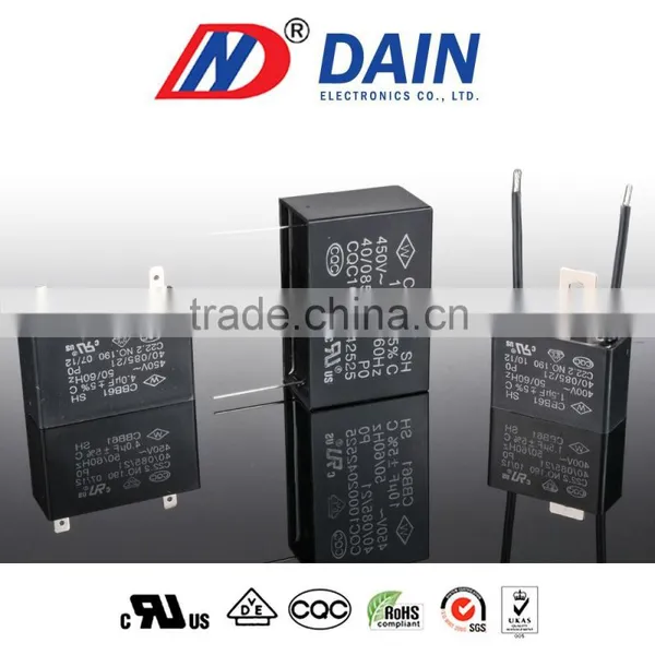 Capacitor Motor Connect for Motor Run Capacitor 300vac of Metallized Polypropylene Film Motor Capacitor