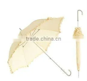Fashion Creme Caramel Umbrella for Wedding Gift
