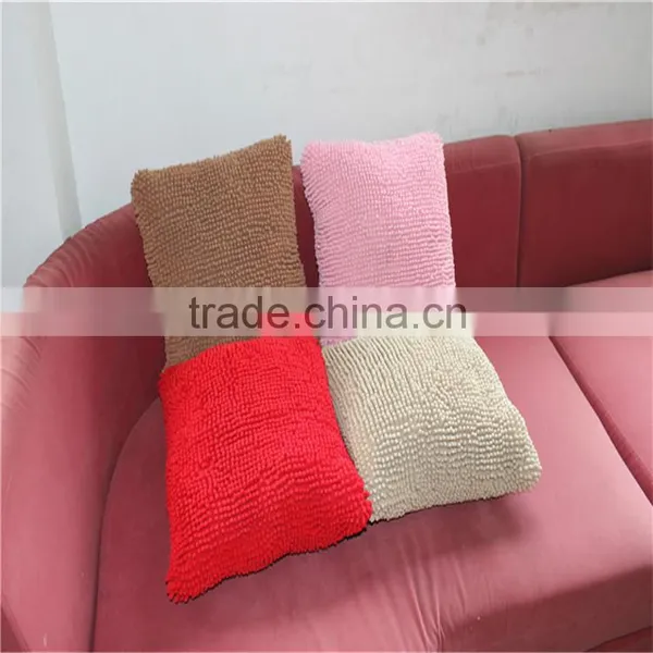 Polyester Chenille Cushions Home Decor Pillow