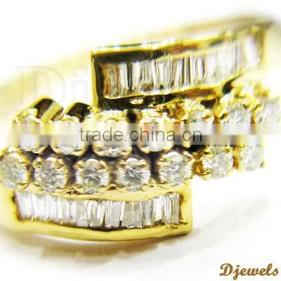 Diamond Gold Wedding Rings, Diamond Anniversary Rings, Diamond Jewelry photo-2